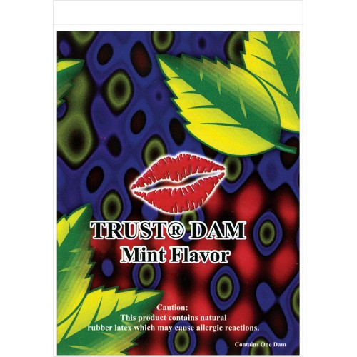 Trust Dam Mint Latex Dental Dam for Safety