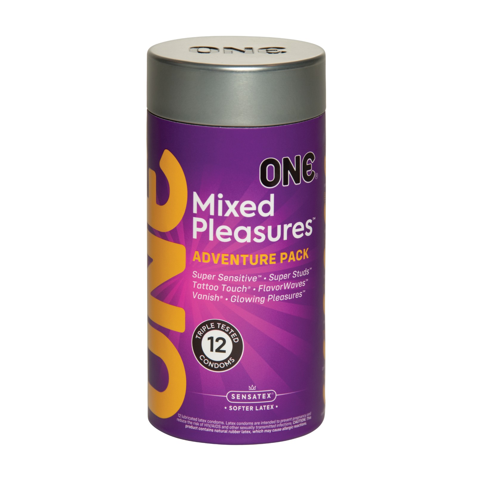 Tarro de Condones One Mixed Pleasures 12 Piezas