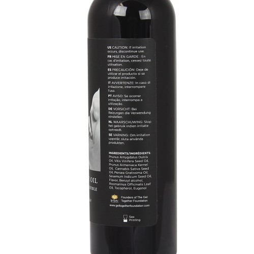 Earthly Body Edible Massage Oil French Vanilla 8 oz