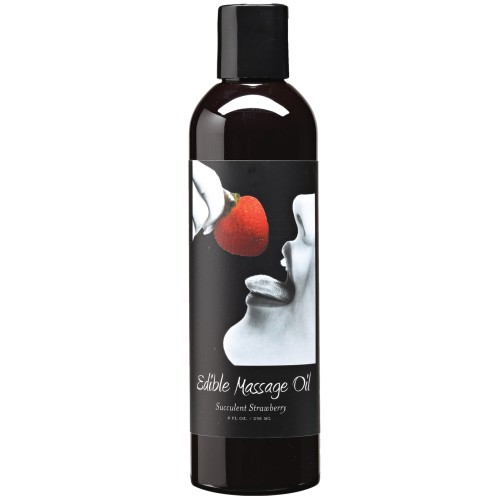 Earthly Body Edible Massage Oil for Playful Intimacy