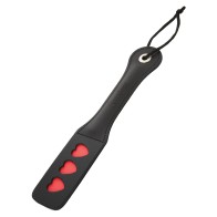 12-Inch Leather Heart Paddle - Perfect for BDSM Play