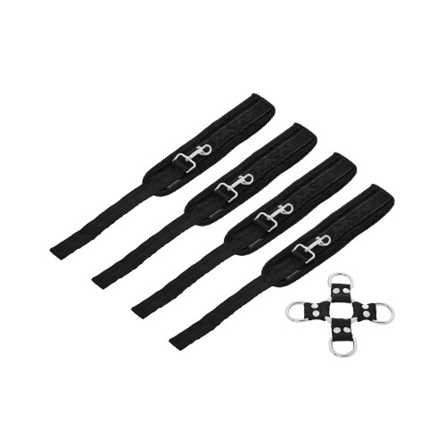 Sportsheets Five Piece Hog Tie & Cuff Set - Bondage Play