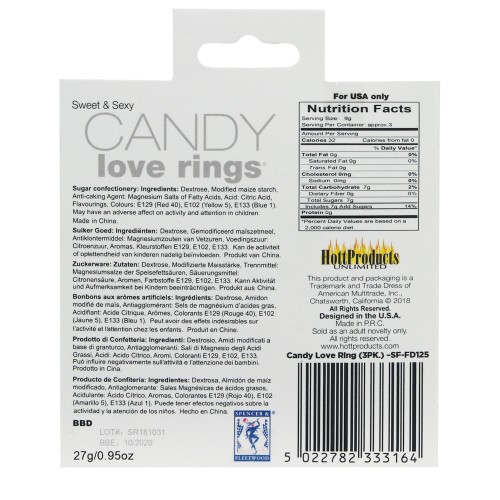 Candy Cock Ring Set