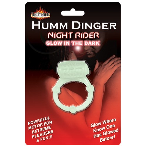 Humm Dinger Vibrating Cockring Glow in the Dark