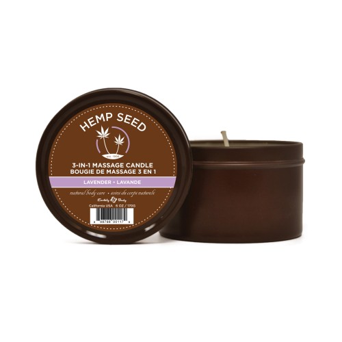 Suntouched Hemp Candle - Lavender Scent