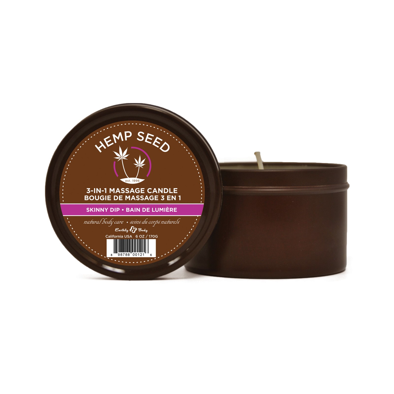 Earthly Body Suntouched Hemp Candle 6 oz