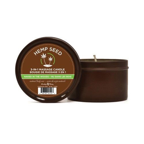 Earthly Body Suntouched Hemp Candle - Naked in the Woods