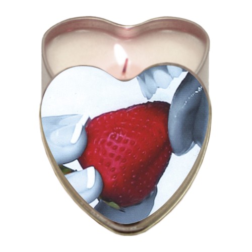 Earthly Body Suntouched Hemp Edible Candle - Strawberry