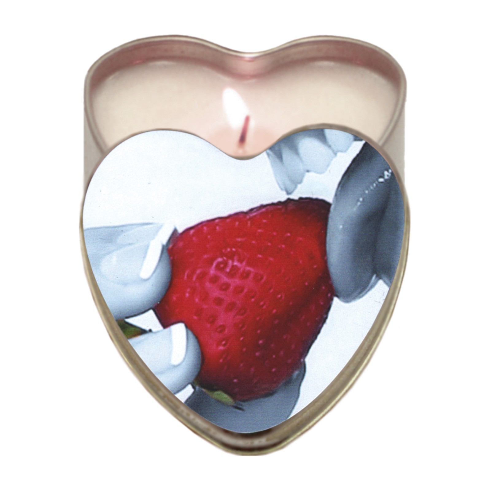 Earthly Body Suntouched Hemp Edible Candle - Strawberry