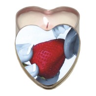 Earthly Body Suntouched Hemp Edible Candle - Strawberry