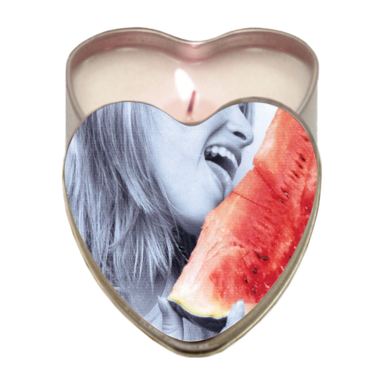 Earthly Body Hemp Edible Candle Watermelon Flavor