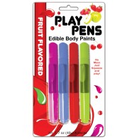 Pinturas Corporales Comestibles Play Pens para Intimidad Creativa