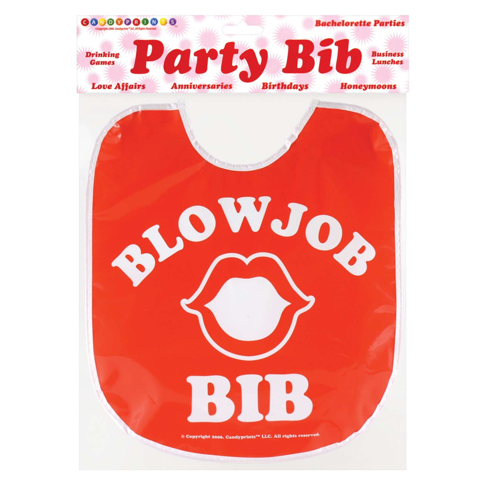 Blow Job Party Bib for Hilarious Adult Fun