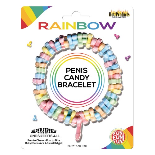 Rainbow Penis Candy Bracelet