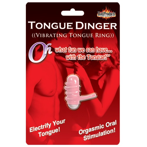 Tongue Dinger for Enhanced Oral Pleasure - Magenta