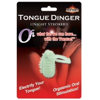 Tongue Dinger Glow in the Dark Vibrating Stroker