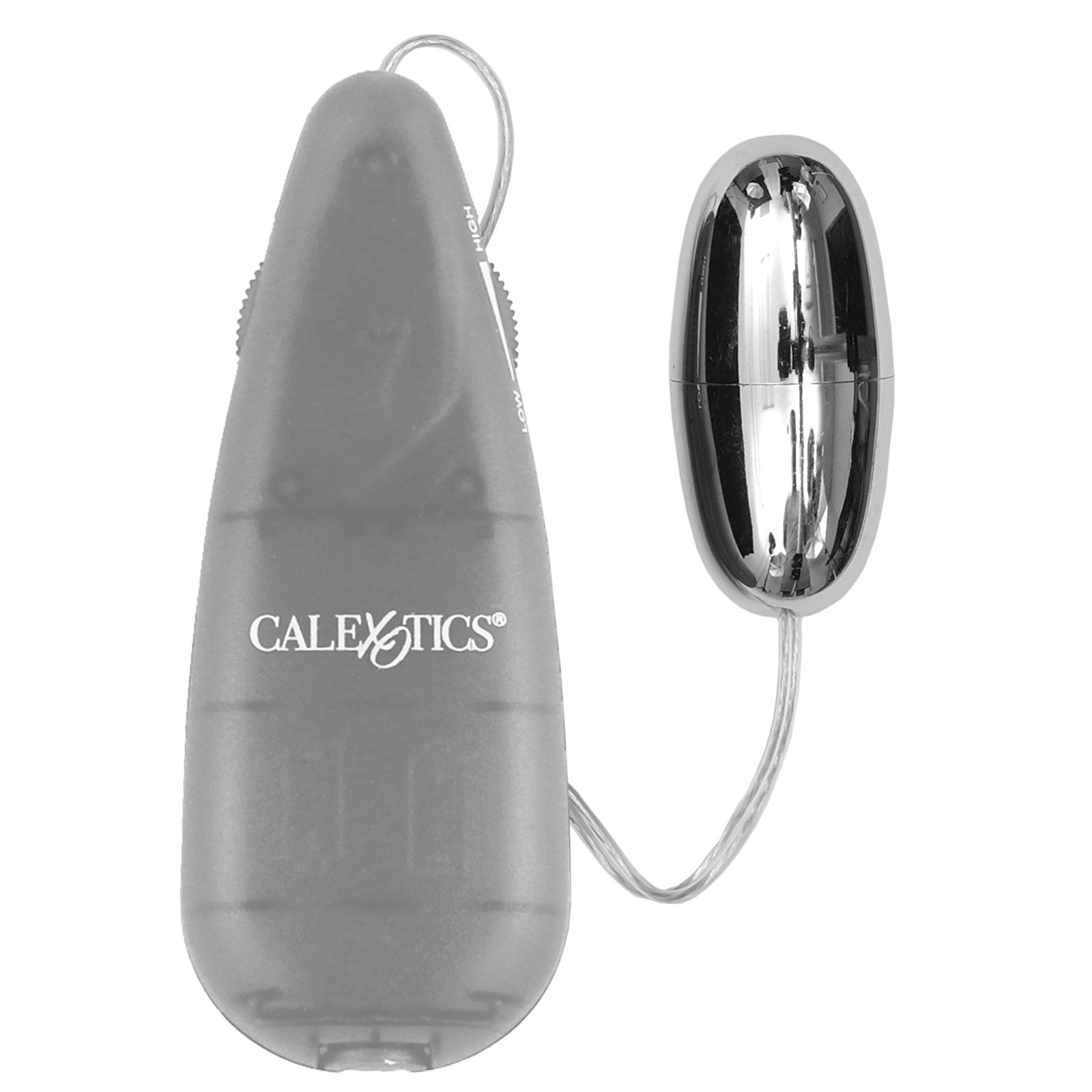 Bala Teardrop Vibrador Potente Gris