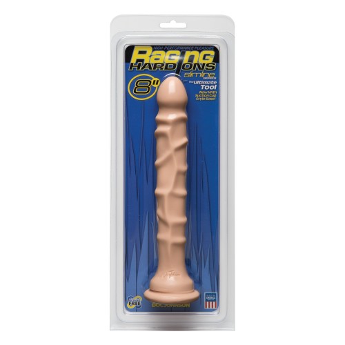 Raging Hard Ons Slimline 8" Dong w/Suction Cup - Realistic Pleasure