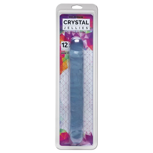 Crystal Jellies 12 Inch Jr. Double Dong - Pleasure