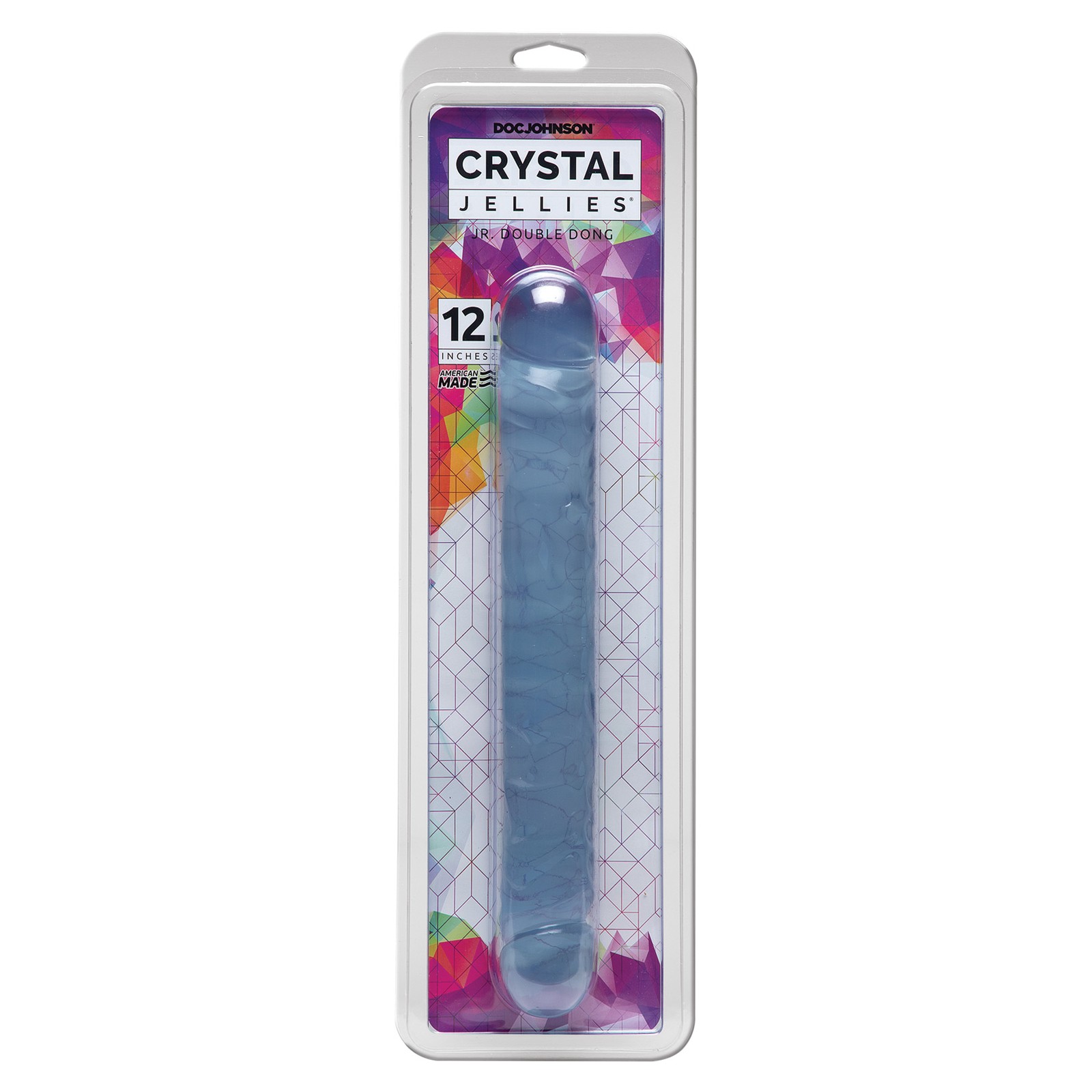 Crystal Jellies 12 Inch Jr. Double Dong - Pleasure