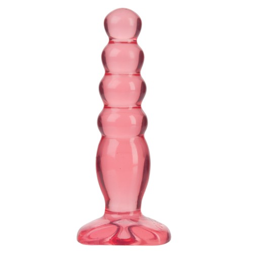 Doc Johnson Crystal Jellies 5 Inch Anal Delight Pink