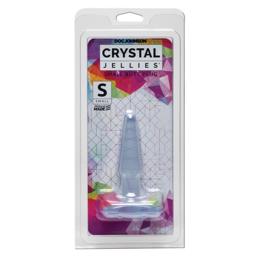 Crystal Jellies Small Clear Butt Plug for Beginners