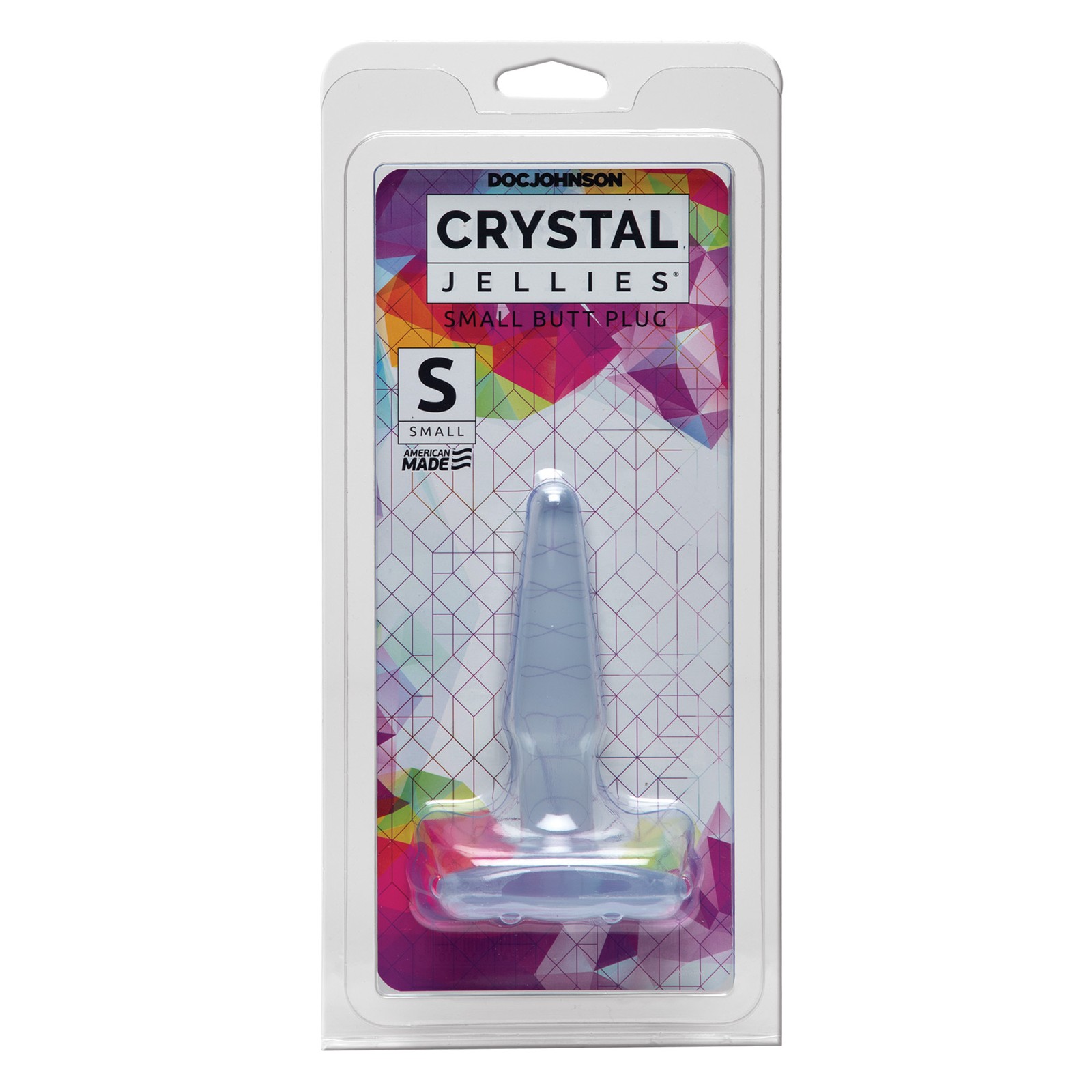 Crystal Jellies Small Clear Butt Plug for Beginners