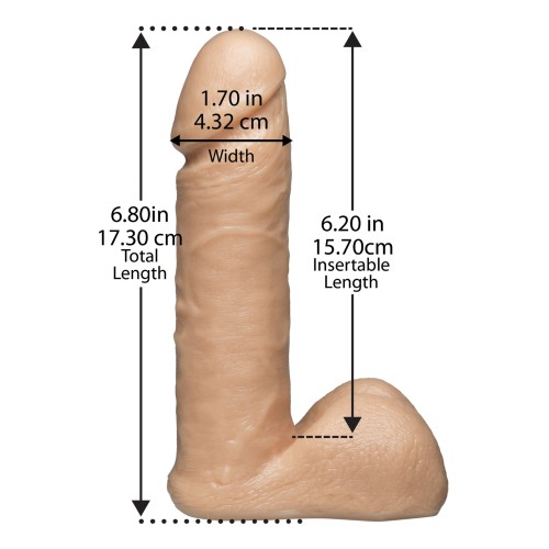 Dildo Realista de 6 Pulgadas Vac-U-Lock para Placer Máximo