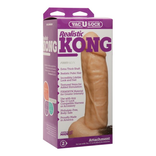 Vac-U-Lock Kong Realista Blanco