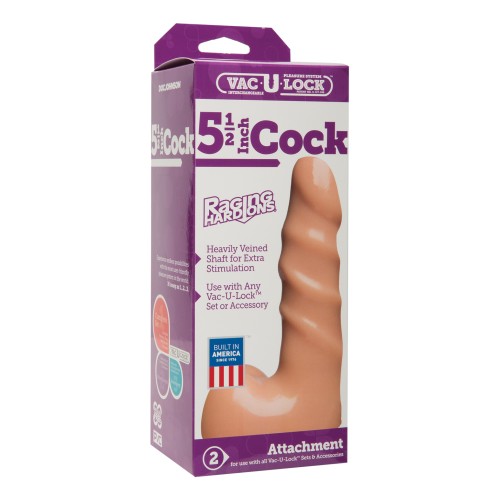 Vac-U-Lock Pene Realista de 5.5 Pulgadas para Placer Máximo