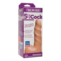 Vac-U-Lock Pene Realista de 5.5 Pulgadas para Placer Máximo