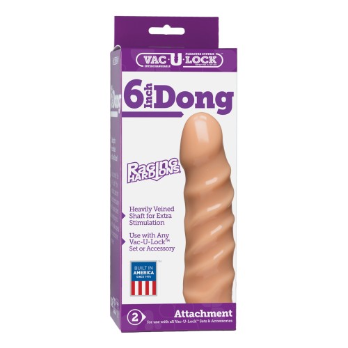 Vac-U-Lock 6 Inch Realistic Dong