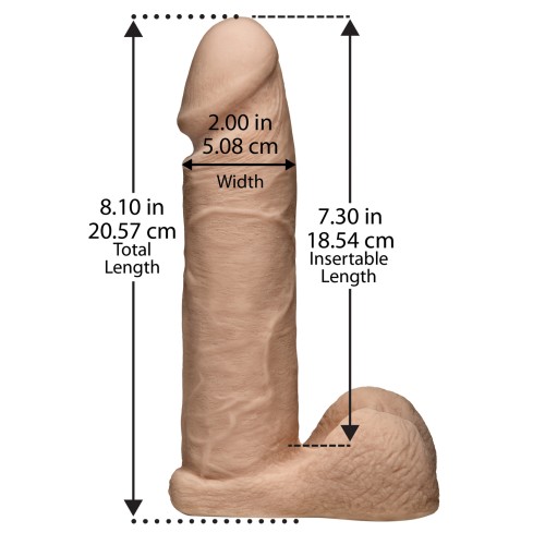 Arnés Ultra 2 con Pene de 8" para Diversión con Strap-On