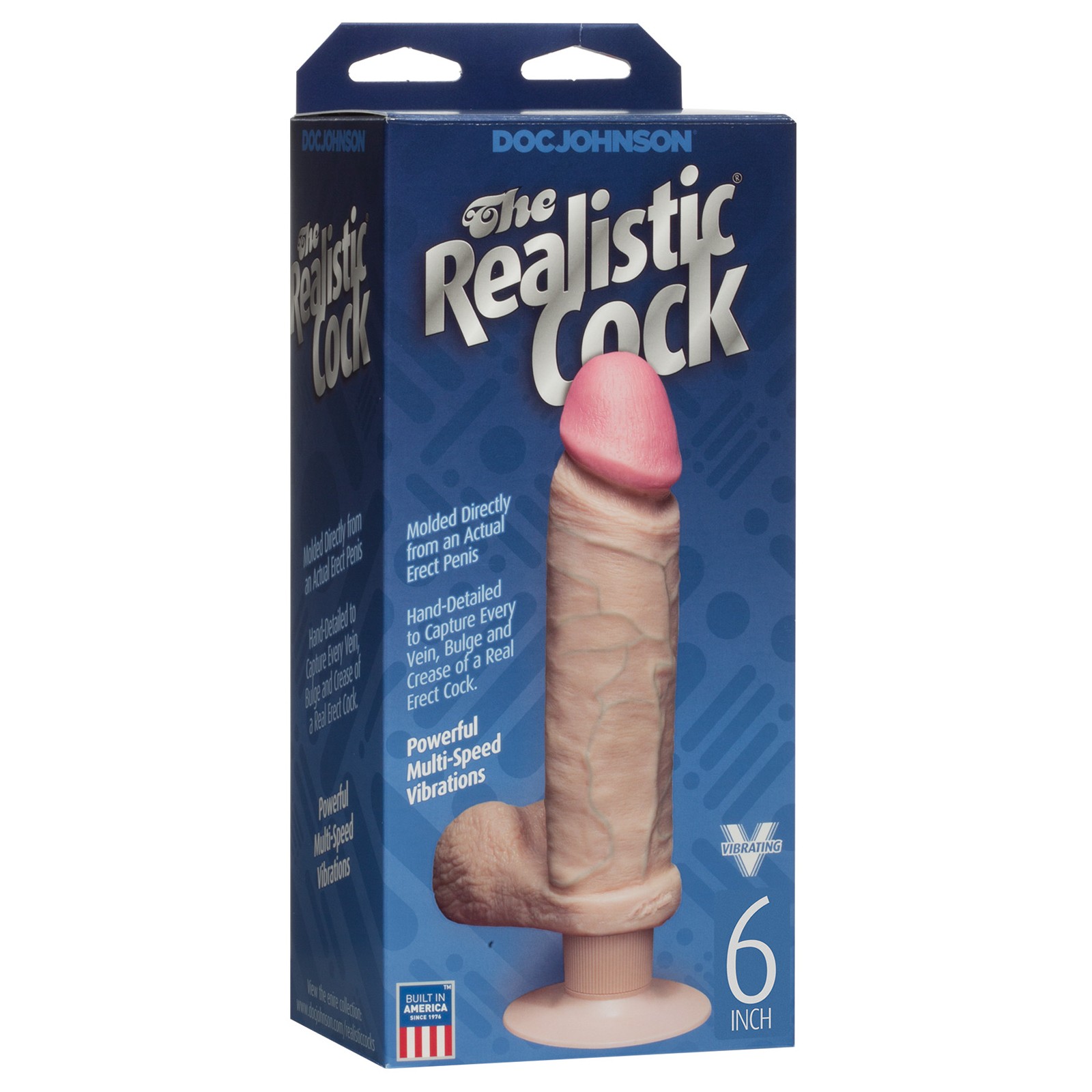 Vibrating 6-Inch Realistic Cock for Ultimate Pleasure