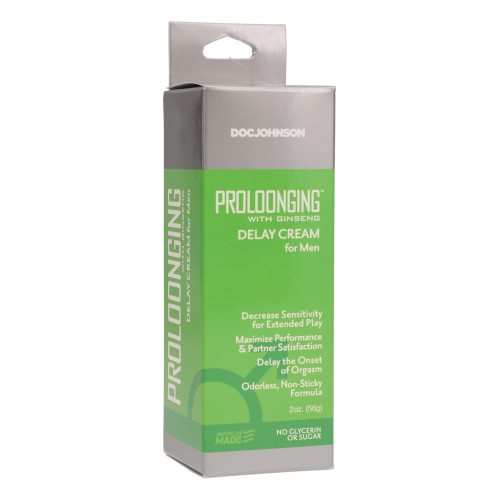 Prolonging Cream for Enhanced Pleasure - 2 oz