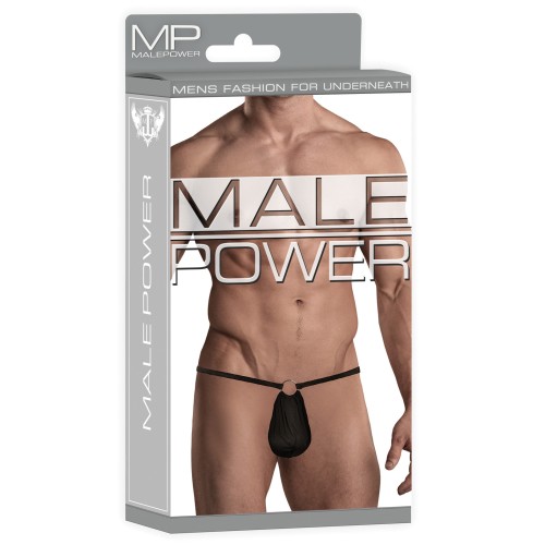 G-String de Male Power con Anillo Frontal para Comodidad