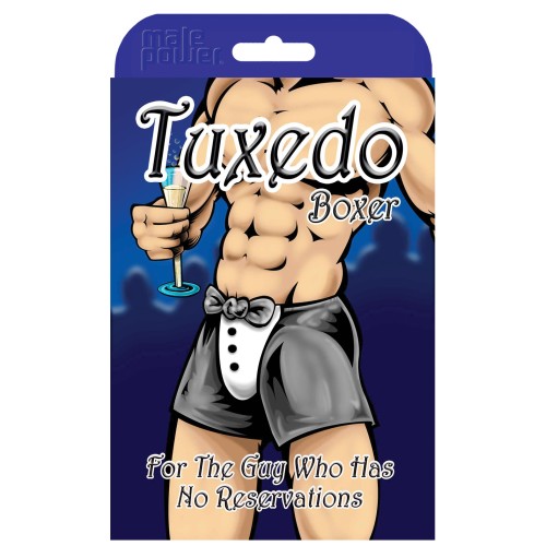 Male Power Tuxedo Boxer for Confident Men