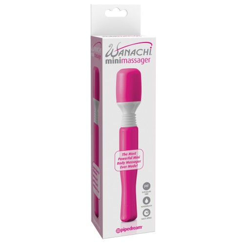 Masajeador Mini Wanachi Impermeable Rosa