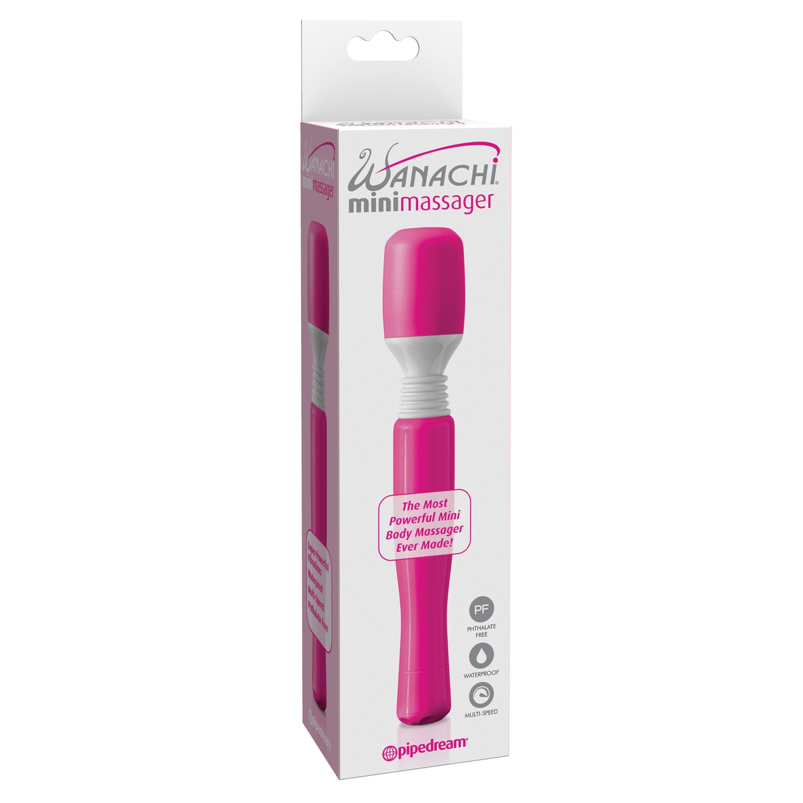 Masajeador Mini Wanachi Impermeable Rosa