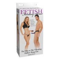 Fetish Fantasy Vibrating Hollow Strap-On - Explore Together