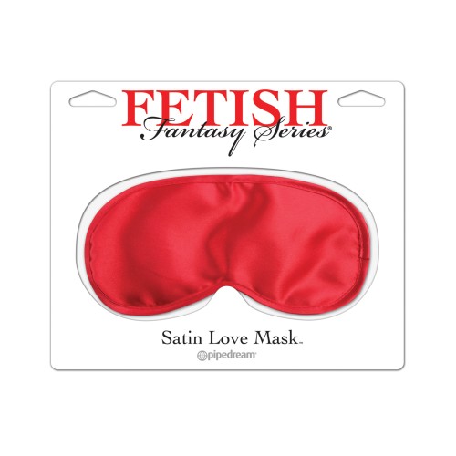 Fetish Fantasy Satin Love Mask in Red