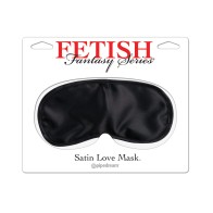 Fetish Fantasy Satin Love Mask Black