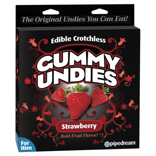 Edible Male Gummy Undies Strawberry