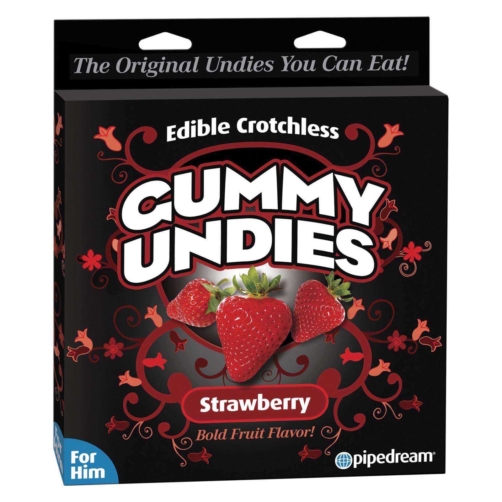 Edible Male Gummy Undies Strawberry