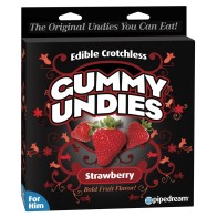 Edible Male Gummy Undies Strawberry