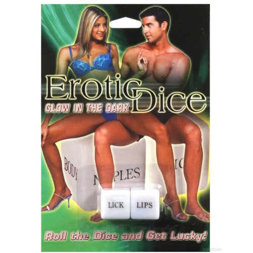 Erotic Glow in the Dark Dice - Fun Couples Game