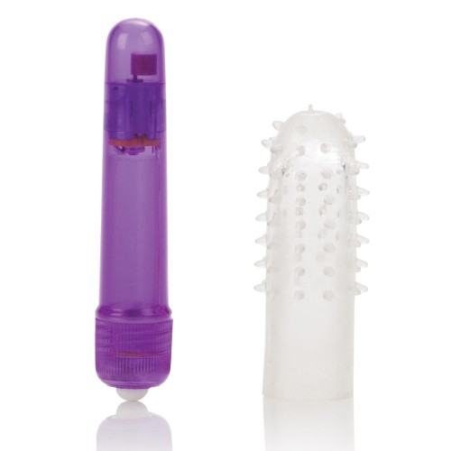 Waterproof Travel Blaster Massager Silicone Sleeve Purple