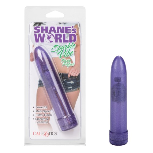 Shane's World Sparkle Vibe Purple Compact Vibrator