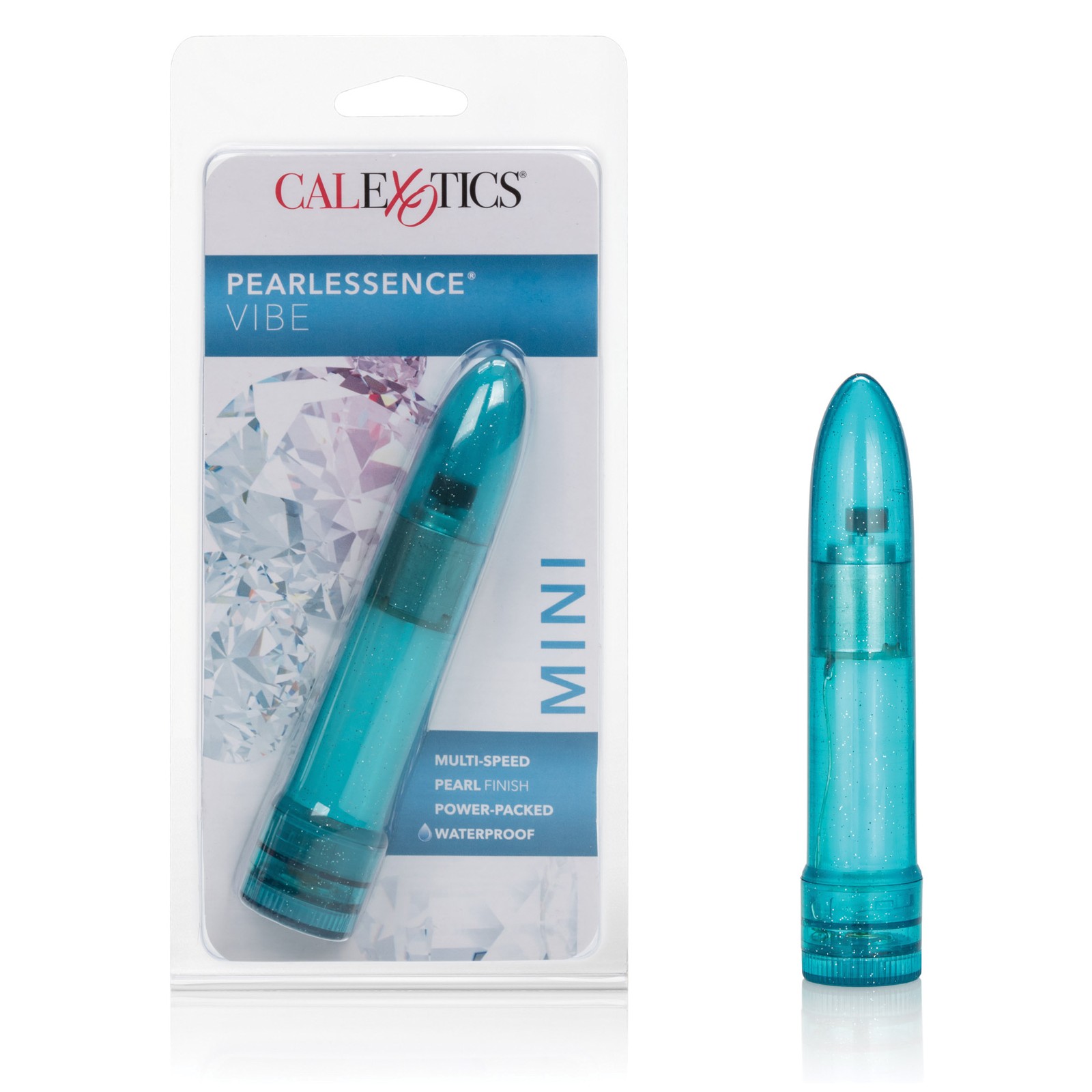 4.5 Inch Mini Pearlessence Vibrator - Sky Blue