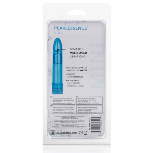 Vibrador Mini Pearlessence de 4.5 Pulgadas - Azul Cielo